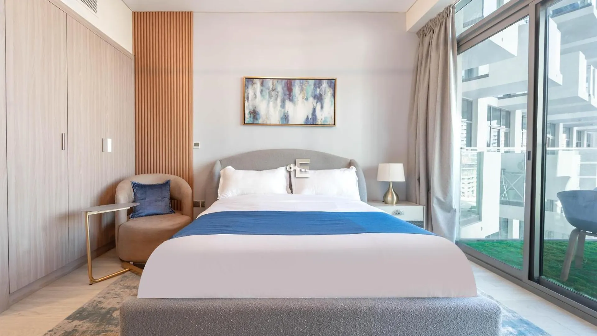 Apartament Everluxe Modern Pool View Studio In Al Jaddaf Dubaj Zjednoczone Emiraty Arabskie
